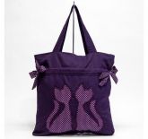 Bolsa de tecido Roxa